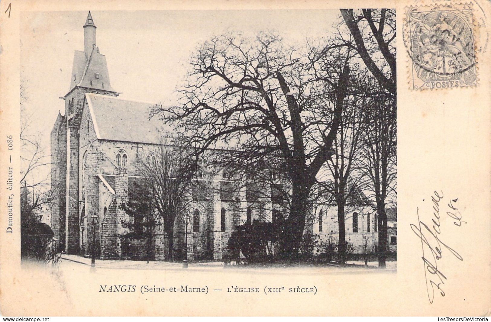 FRANCE - 77- NANGIS - L'église - Carte Postale Animée - Nangis