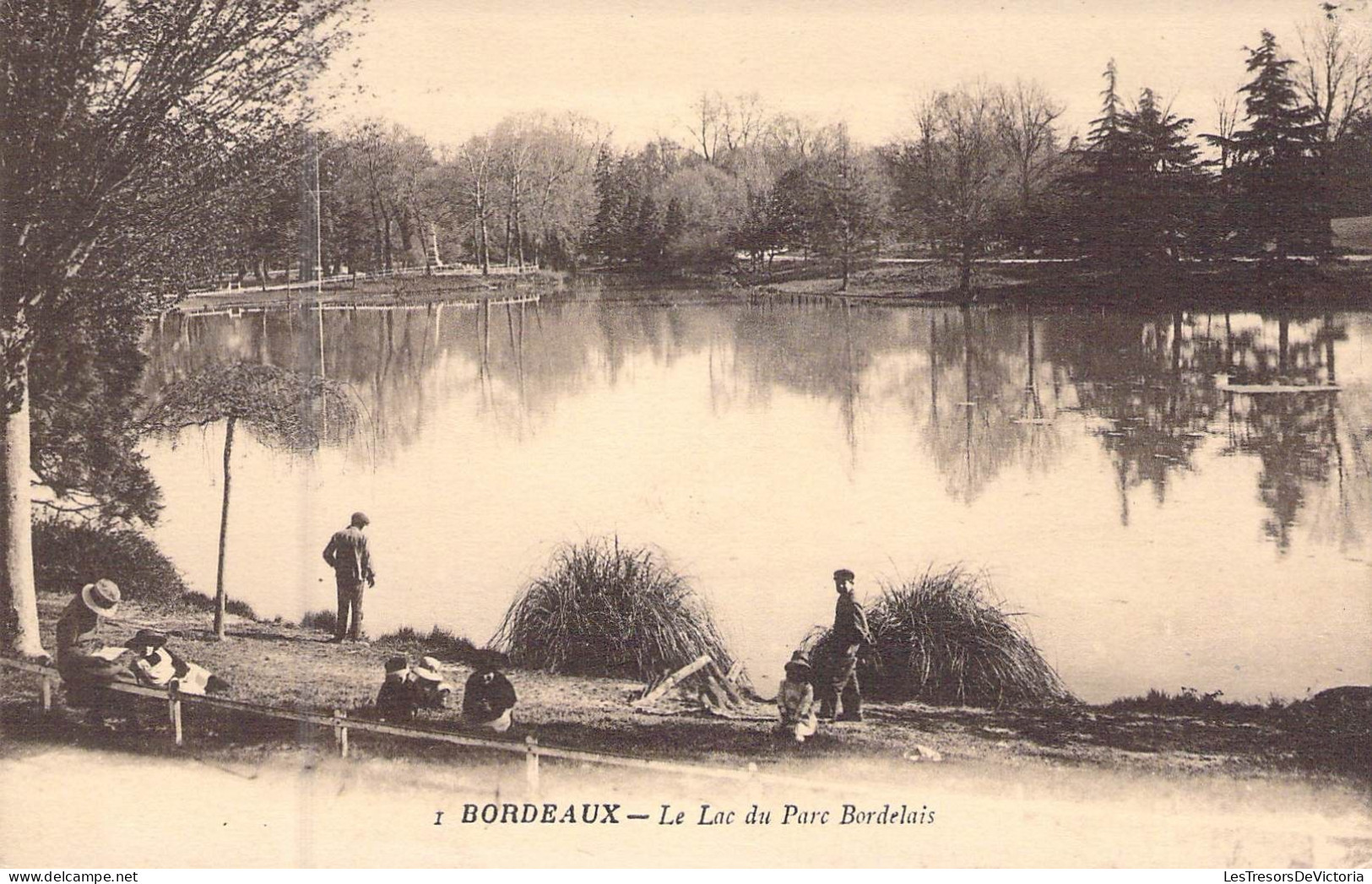 FRANCE - 33 - BORDEAUX - Le Lac Du Parc Bordelais - Edit P Barreau - Carte Postale Ancienne - Bordeaux