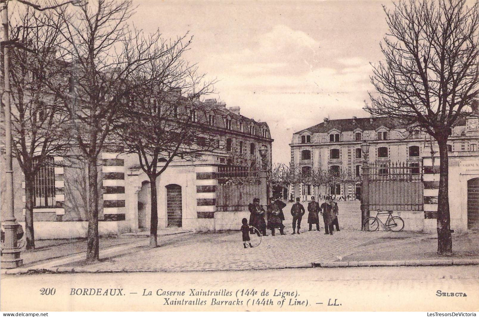 FRANCE - 33 - BORDEAUX - La Caserne Xaintrailles ( 144e Ligne ) - Carte Postale Ancienne - Bordeaux