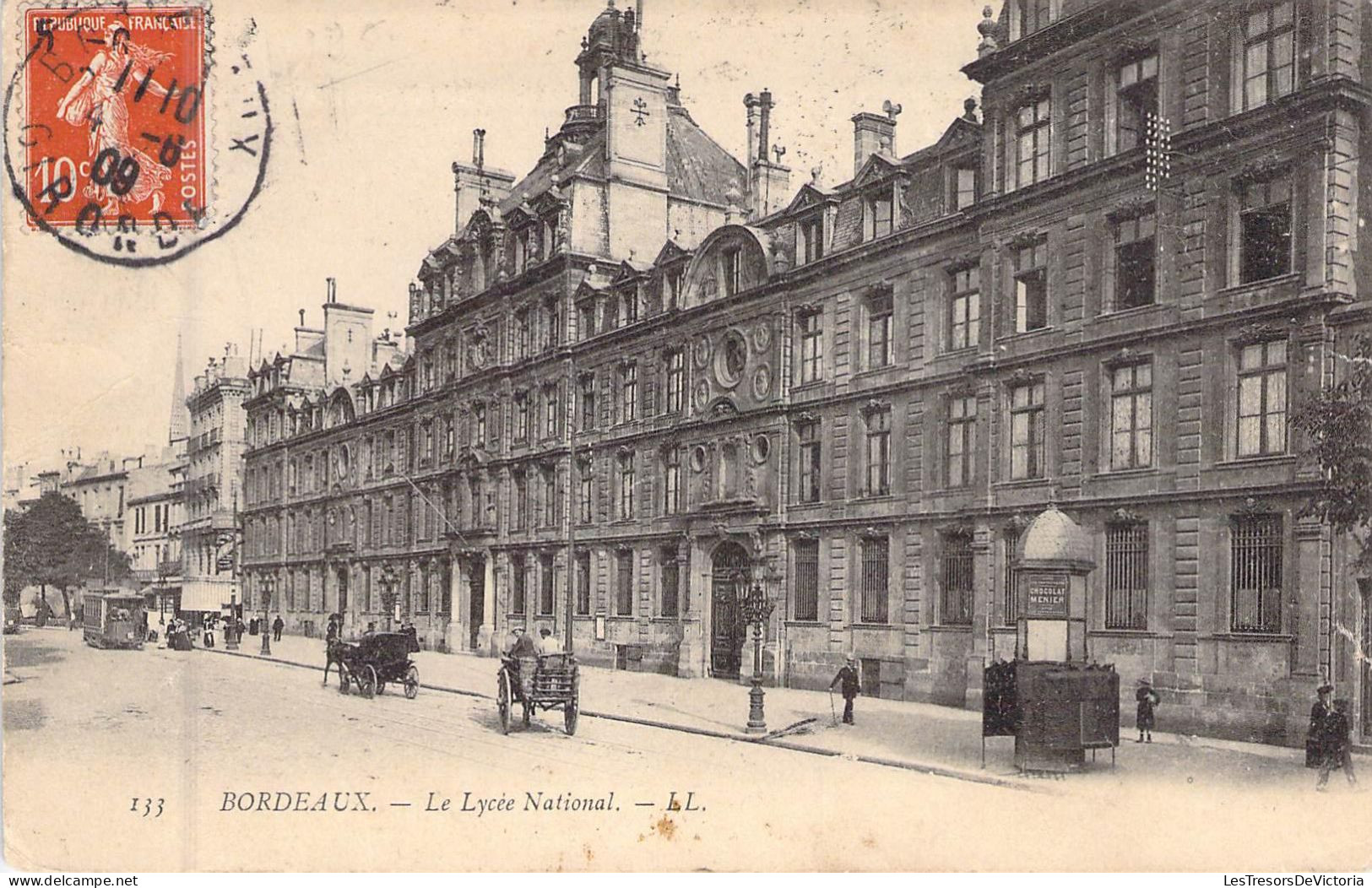 FRANCE - 33 - BORDEAUX - Le Lycée National - LL - Carte Postale Ancienne - Bordeaux