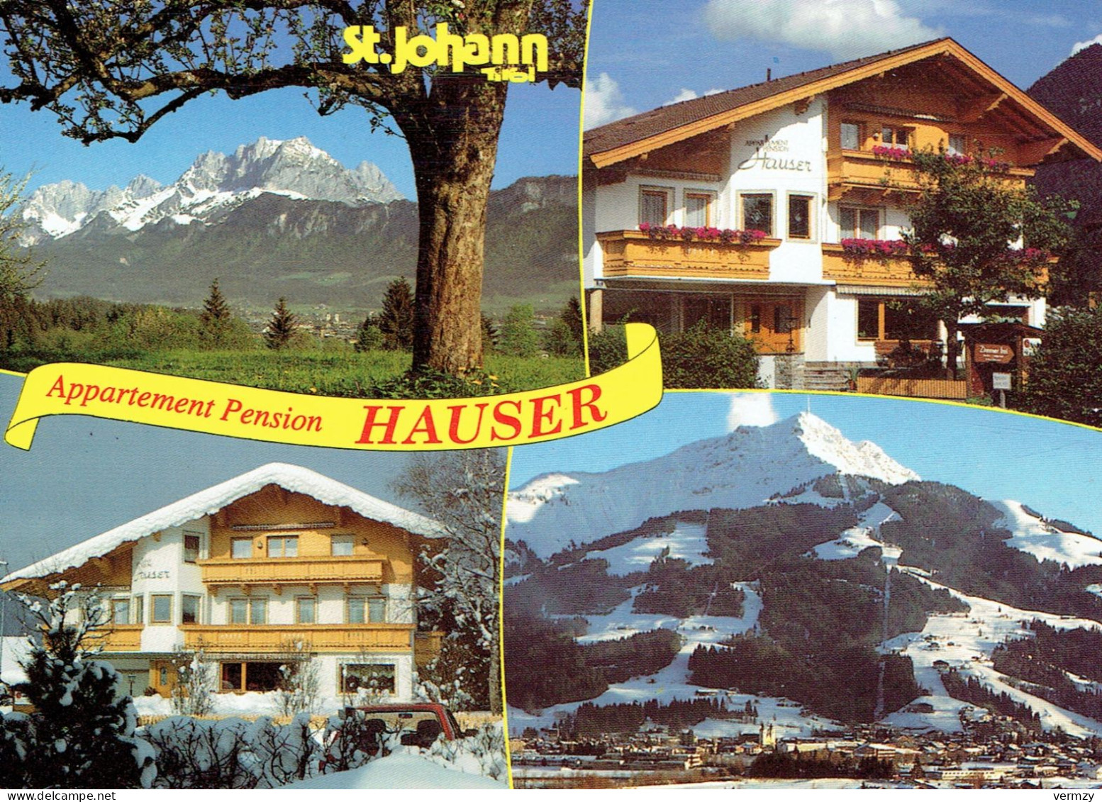 St. JOHANN : Appartement Pension Hauser - Multivues - St. Johann In Tirol