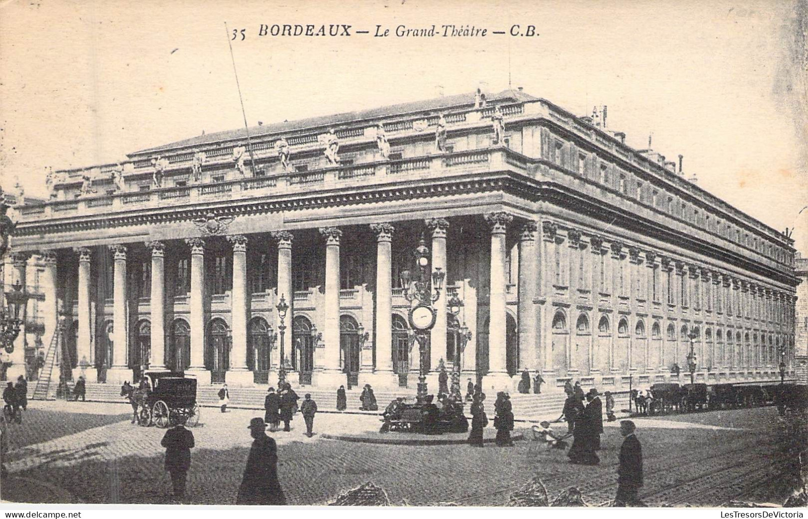 FRANCE - 33 - BORDEAUX - Le Grand Théatre - Carte Postale Ancienne - Bordeaux