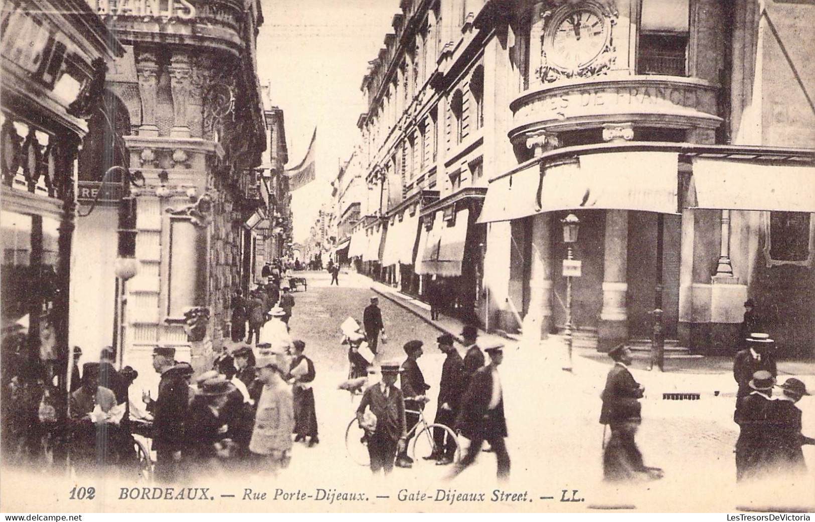 FRANCE - 33 - BORDEAUX - Rue Porte Dijeaux - Carte Postale Ancienne - Bordeaux