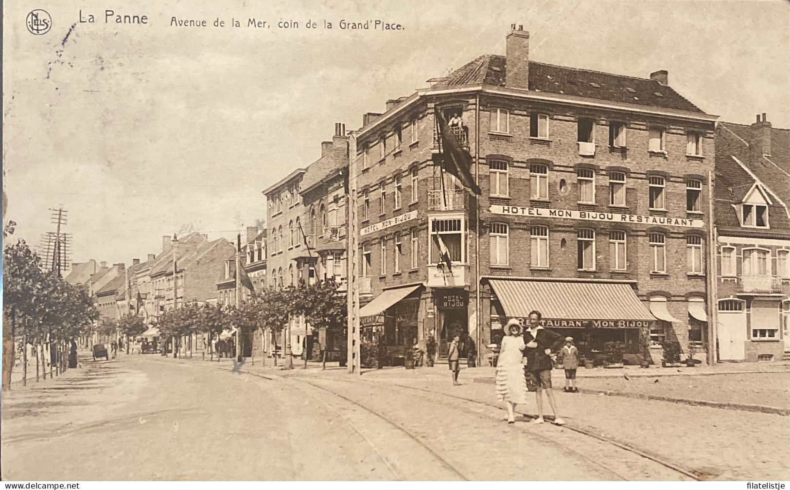 De Panne Hoek Zeelaan En De Markt Het Oude Hotel Mon Bijou - De Panne