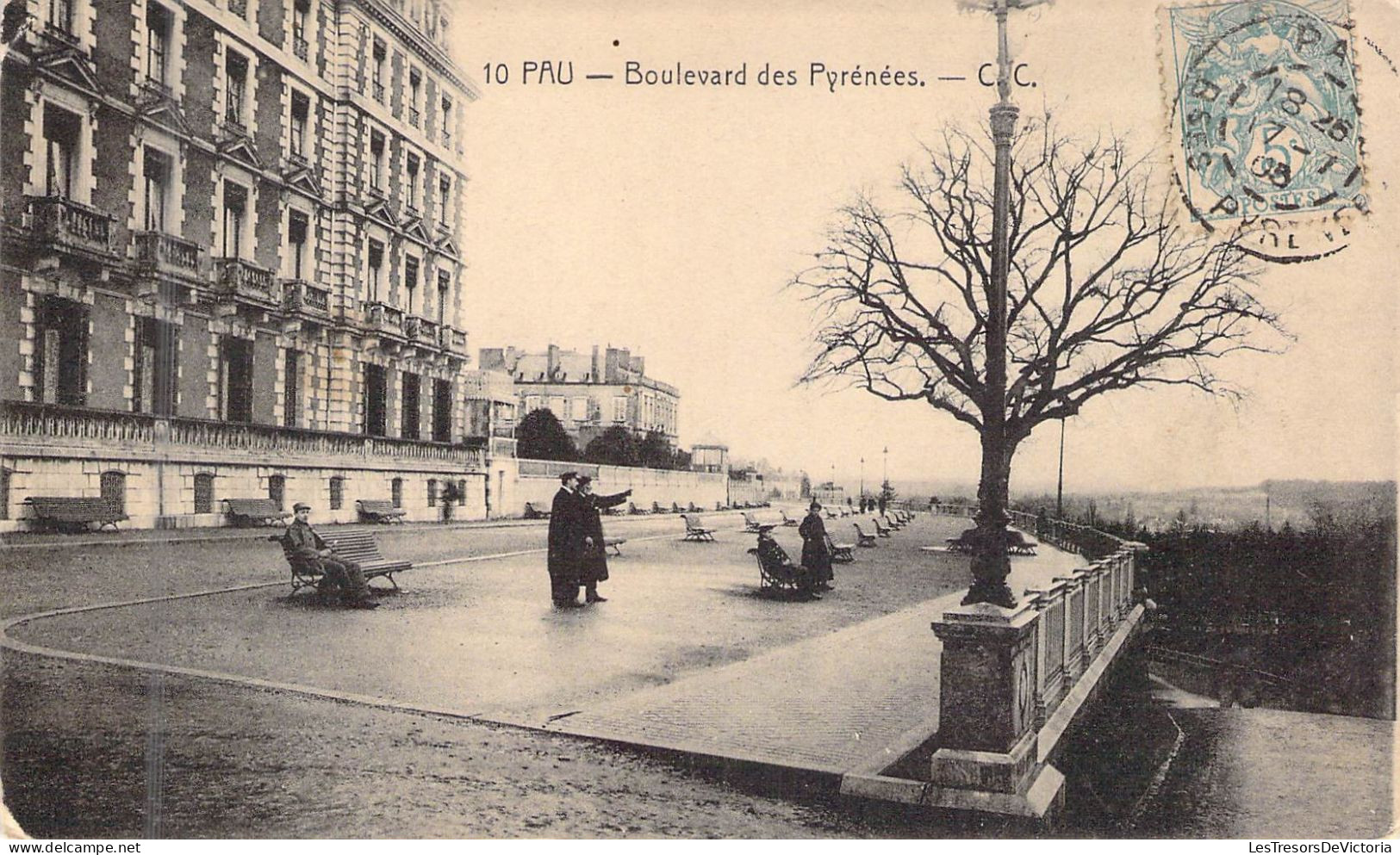 FRANCE - 64 - PAU - Boulevard Des Pyrénées - Carte Postale Ancienne - Pau