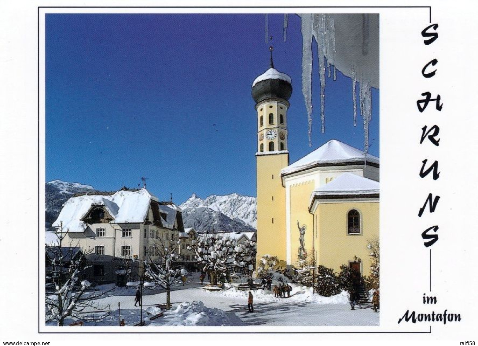 3 AK Österreich / Vorarlberg * Blick Auf Das Dorfzentrum Von Schruns - Auch Mit Luftbildaufnahme * - Schruns