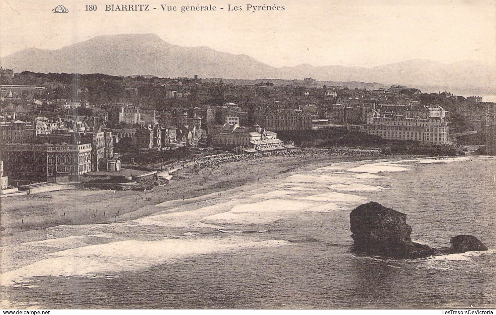 FRANCE - 64 - BIARRITZ - Vue Générale - Les Pyrénées - Carte Postale Ancienne - Biarritz