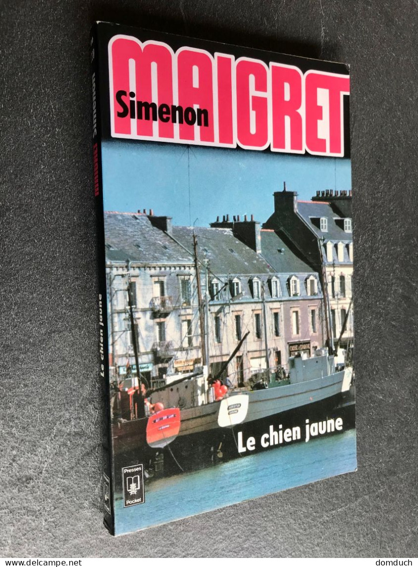 GEORGES SIMENON    Le Commissaire MAIGRET    LE CHIEN JAUNE   Presses Pocket 1984 - Simenon