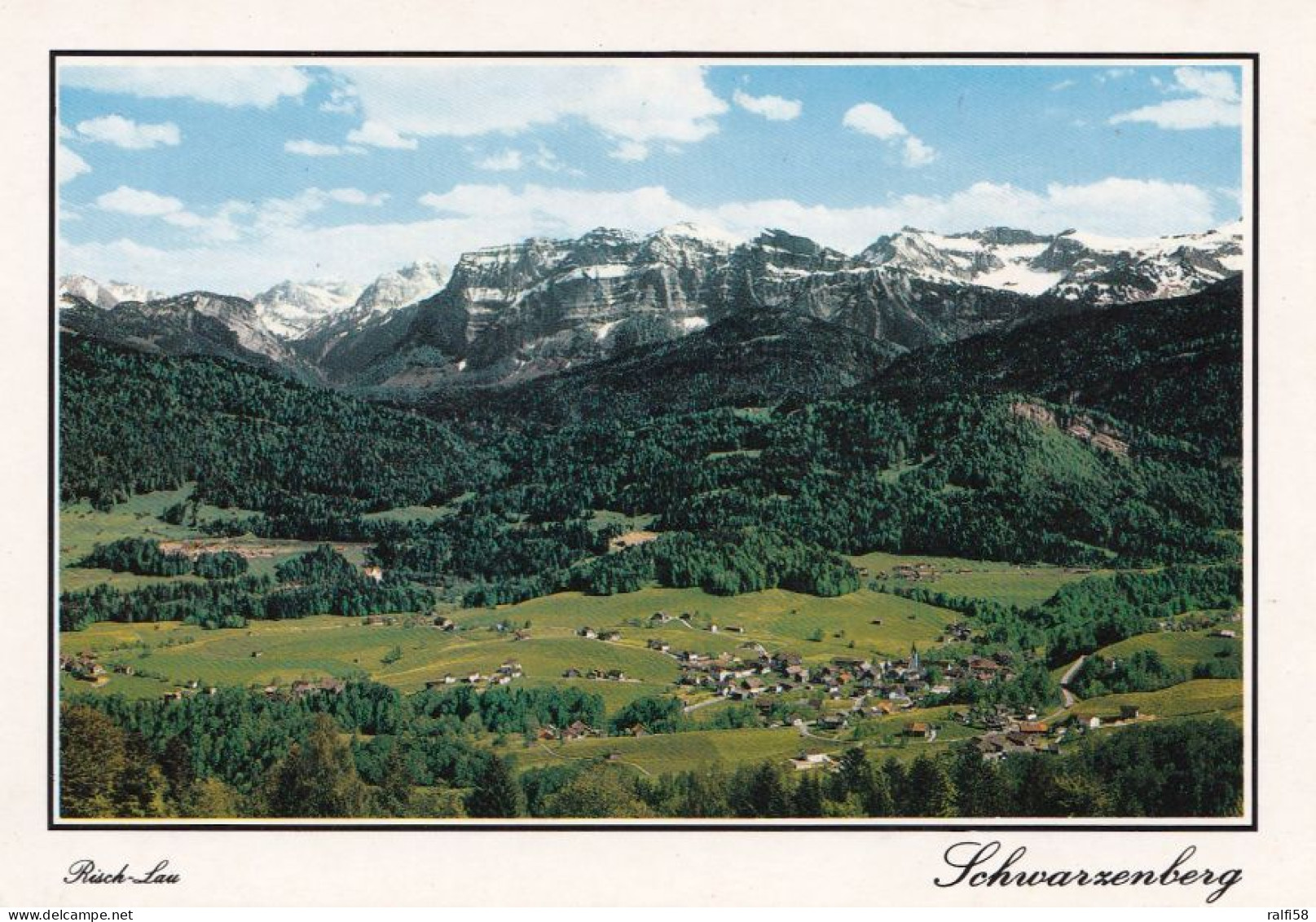 1 AK Vorarlberg * Blick Auf Schwarzenberg Im Bregenzerwald - Luftbildansicht * - Bregenzerwaldorte