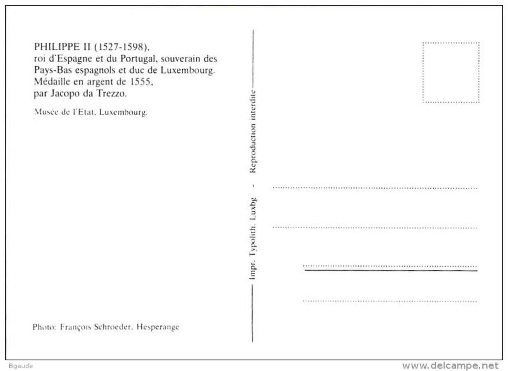 LUXEMBOURG  CARTE  MAXIMUM  NUM-YVERT  1069 PHILIPPE II - Cartes Maximum