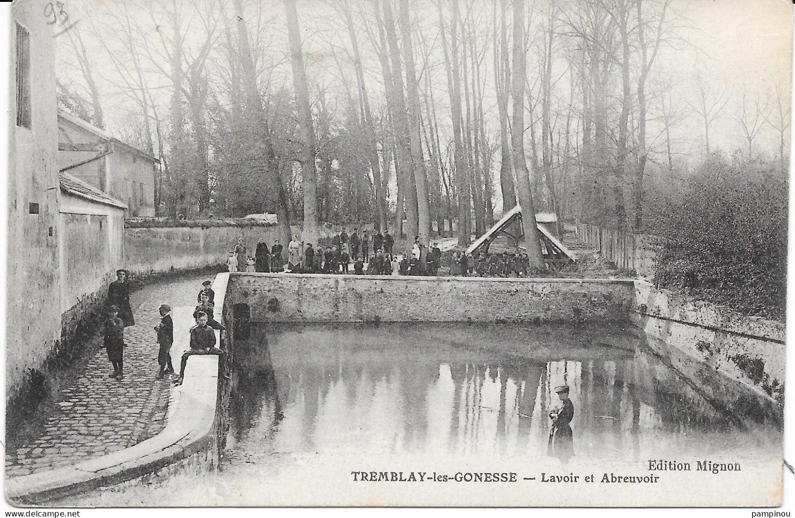 93 TREMBLAY LES GONESSE - Lavoir Et Abreuvoir - Animée - Tremblay En France