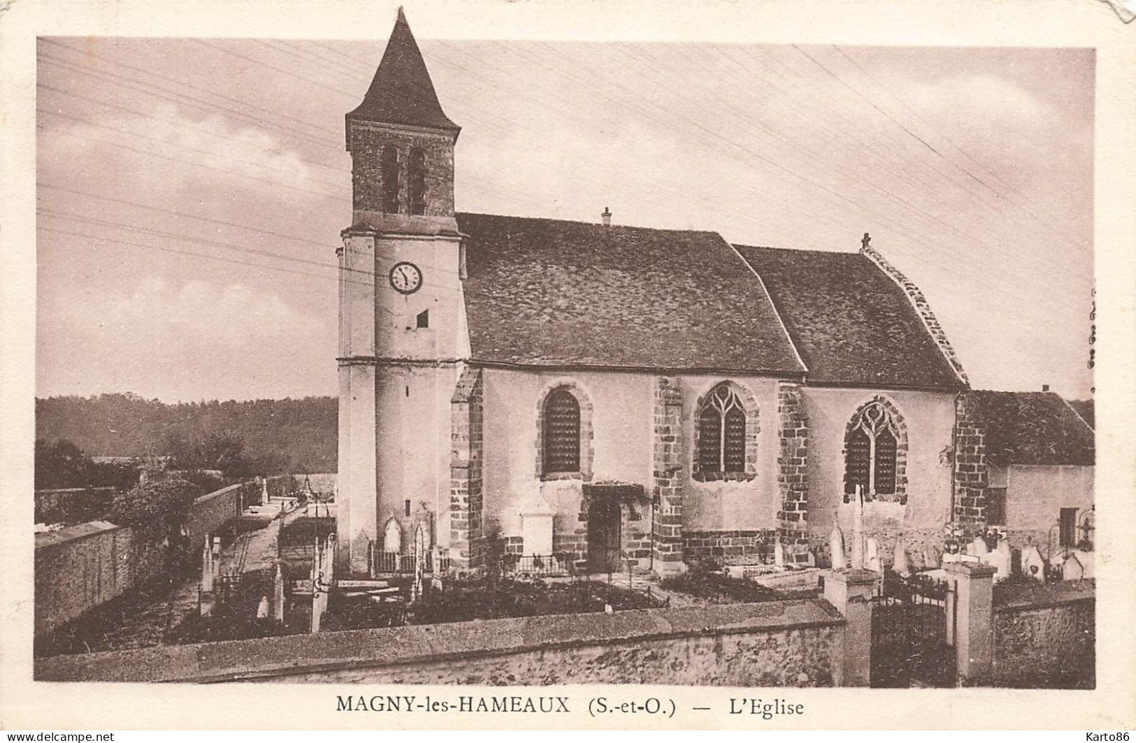 Magny Les Hameaux * Vue Sur L'église Du Village - Magny-les-Hameaux