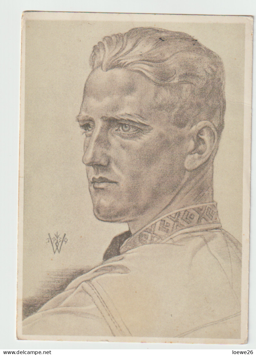 Ansichtskarte, W. Willrich: Jugendführer In Siebenbürgen, Gel. 1943 - Willrich