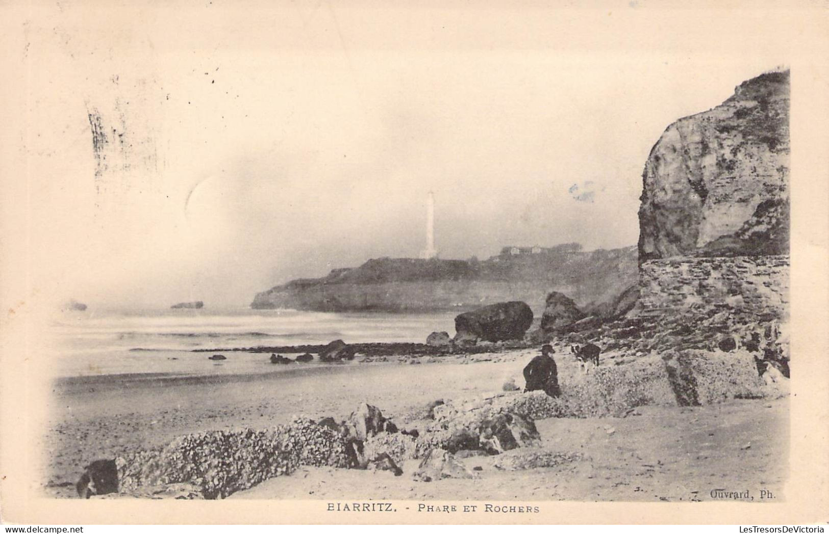 FRANCE - 64 - BIARRITZ - Phare Et Rochers - Carte Postale Ancienne - Biarritz