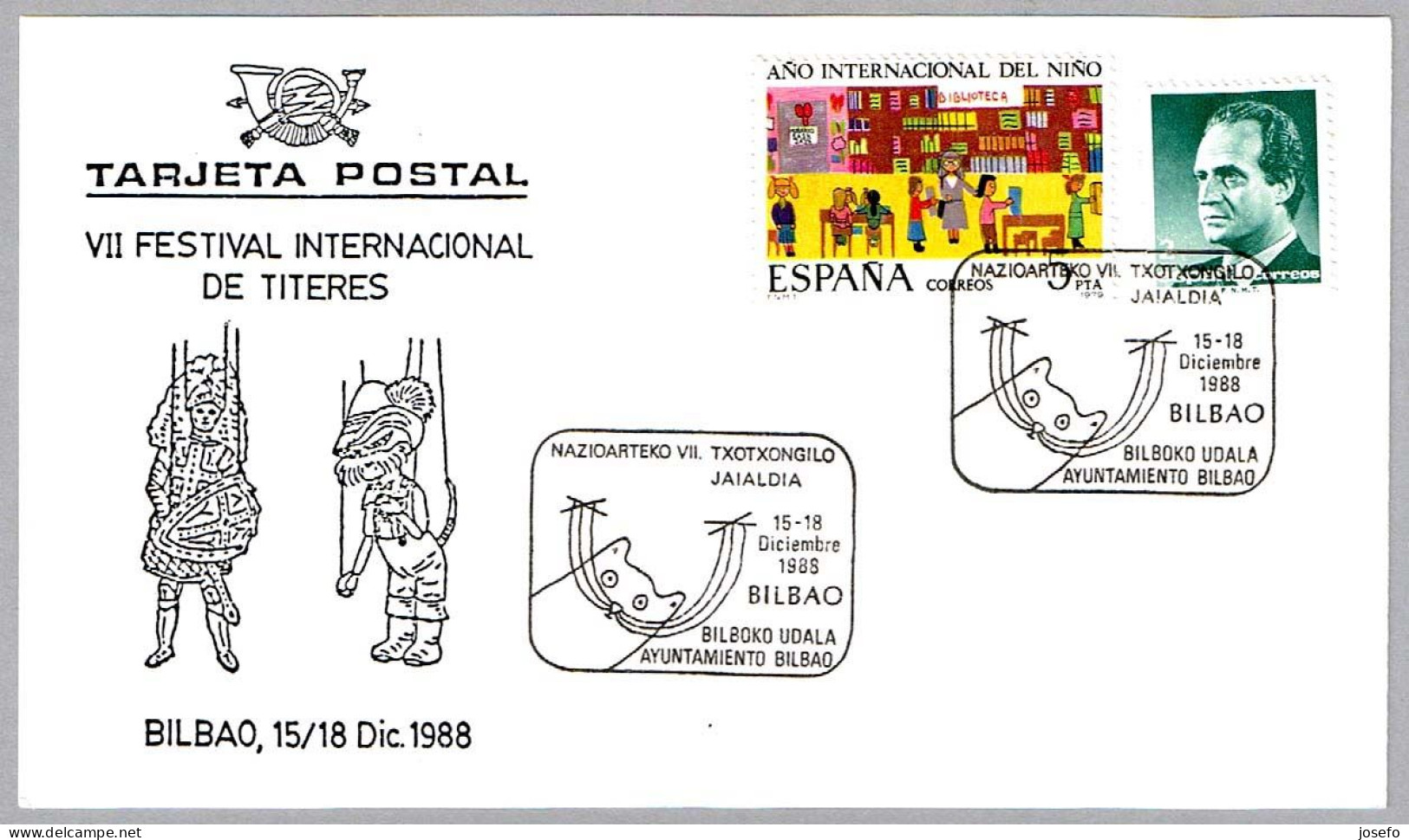 Festival Internacional De TITERES - International Puppet Festival. Bilbao, Vizcaya, 1988 - Marionetten