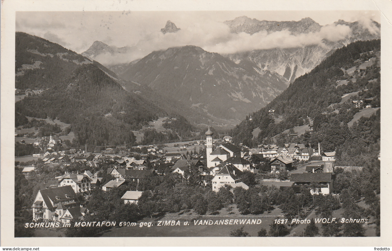 Schruns-Ansichtskarte - Vorarlberg - Schruns