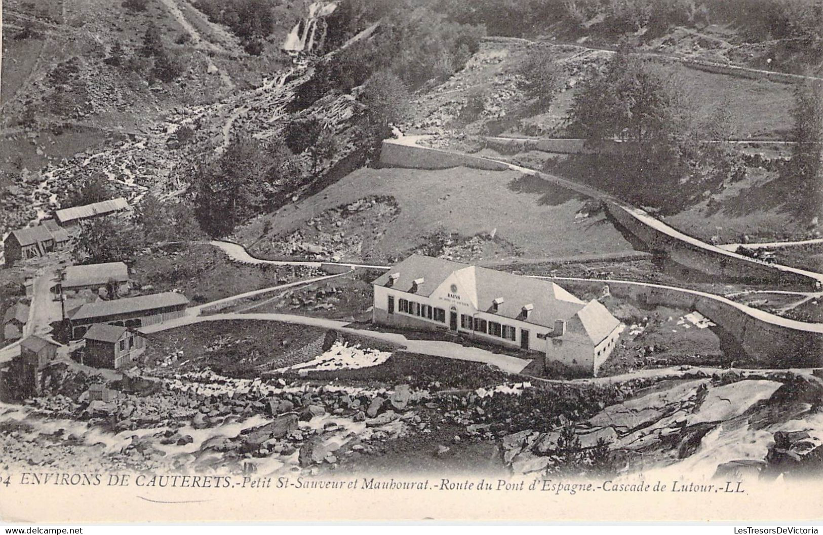 FRANCE - 65 - CAUTERETS - Petit St Sauveur Et Maubourat - Route Du Pont D'Espagne - Carte Postale Ancienne - Cauterets