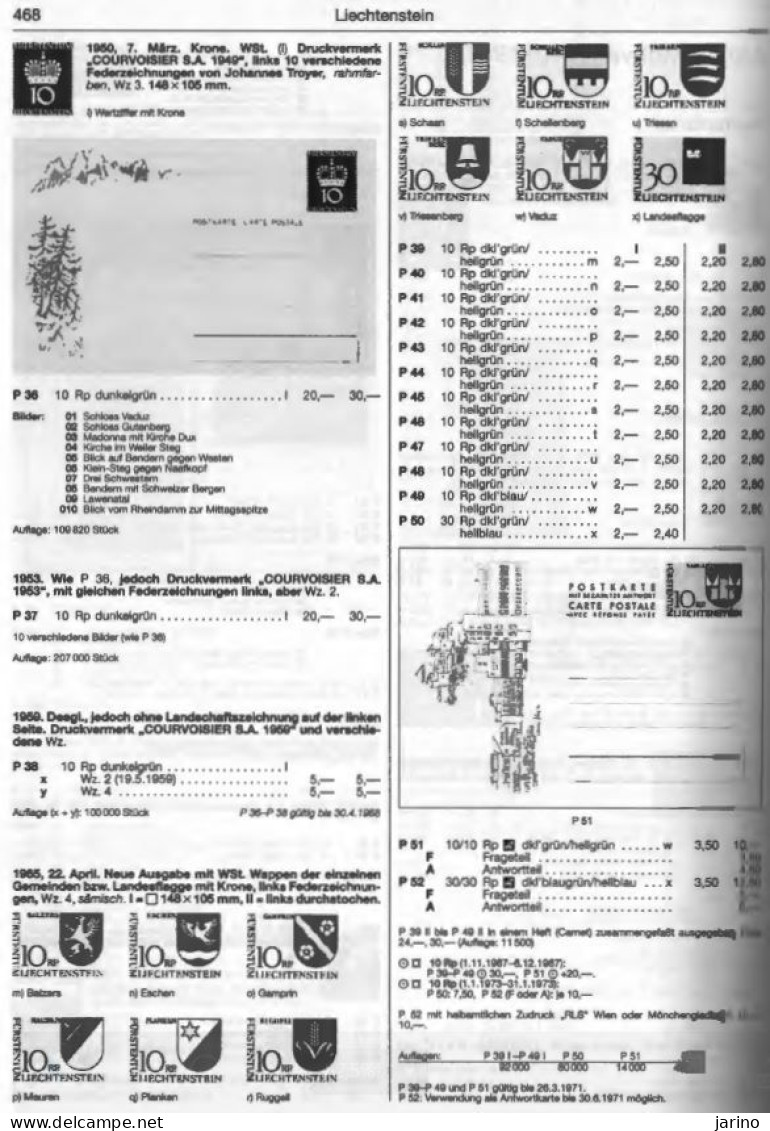 Ganzsachen Stationery Michel West Europa 2003/2004 Via PDF On CD, 978 Seiten, Lichtenstein 13 Seiten Ganzsachen - Postwaardestukken