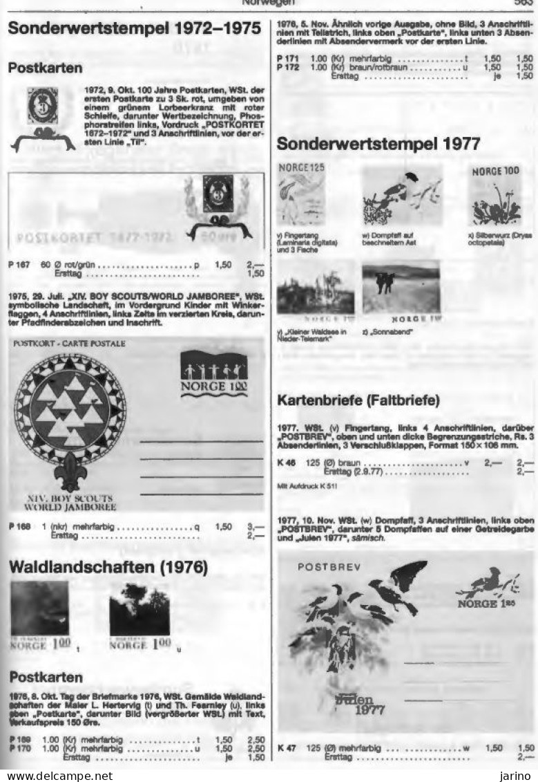 Ganzsachen Stationery Michel West Europa 2003/2004 Via PDF On CD, 978 Seiten, Norge 34 Seiten Ganzsachen - Postwaardestukken