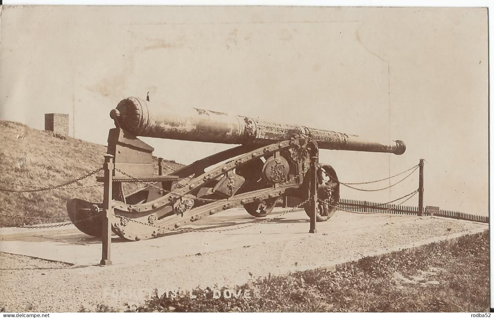 Carte Photo - The Long Gun Of Dover - Canon - Dover