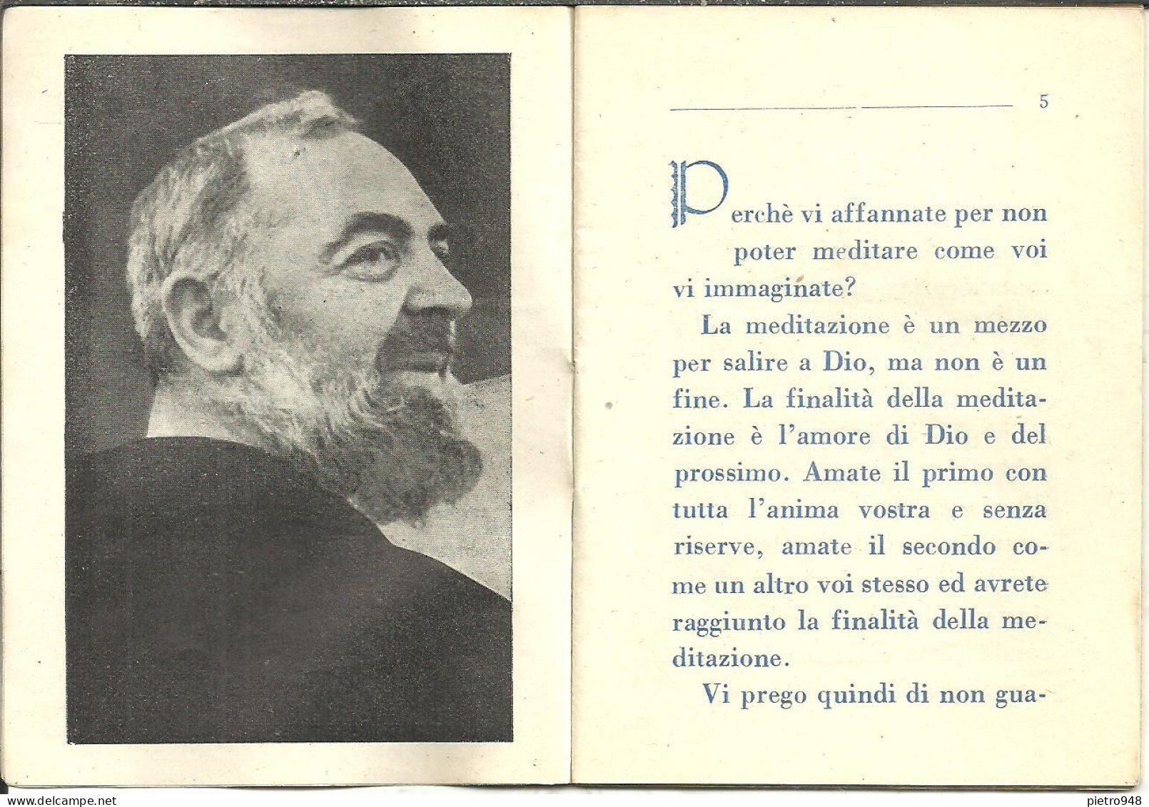Libro (Libretto) Religioso, "La Voce Paterna", N. 2, 3^ Ed. "Casa Sollievo Della Sofferenza" San Giovanni Rotondo, 1952 - Religion/ Spirituality