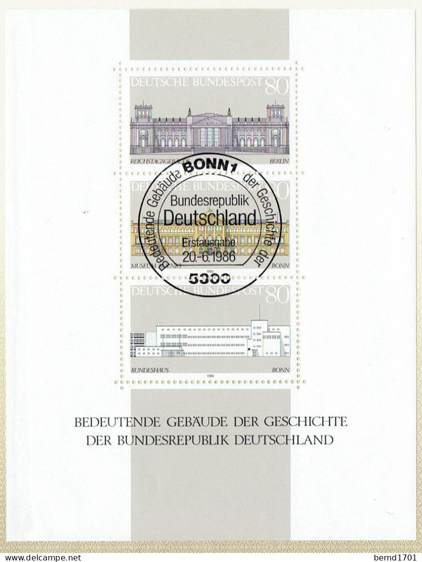 Germany - Mi-Nr Block 20 # ETB 15/1986 (W329)- - 1981-1990