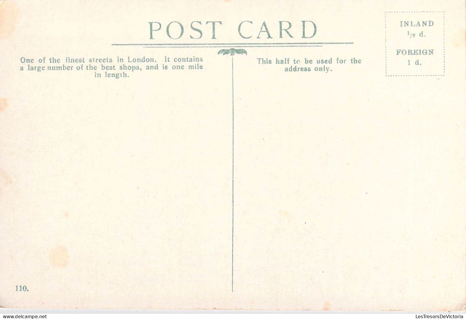 ANGLETERRE - London - Regent Street & Piccadilly Hôtel - Carte Postale Ancienne - Andere & Zonder Classificatie