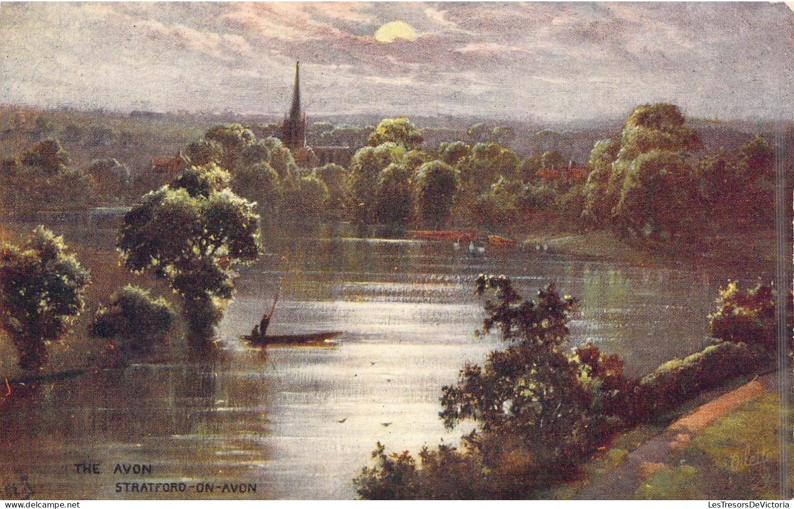 ANGLETERRE - Stratford-on-Avon - The Avon - Carte Postale Ancienne - Autres & Non Classés