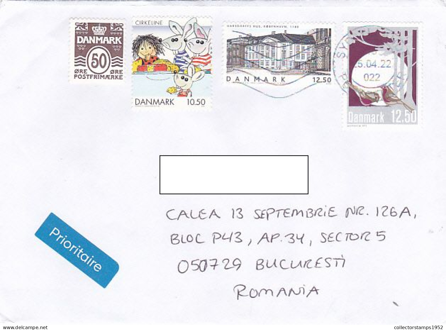 CARTOONS, ARCHITECTURE, WINTER, STAMPS ON COVER, 2022, DENMARK - Briefe U. Dokumente