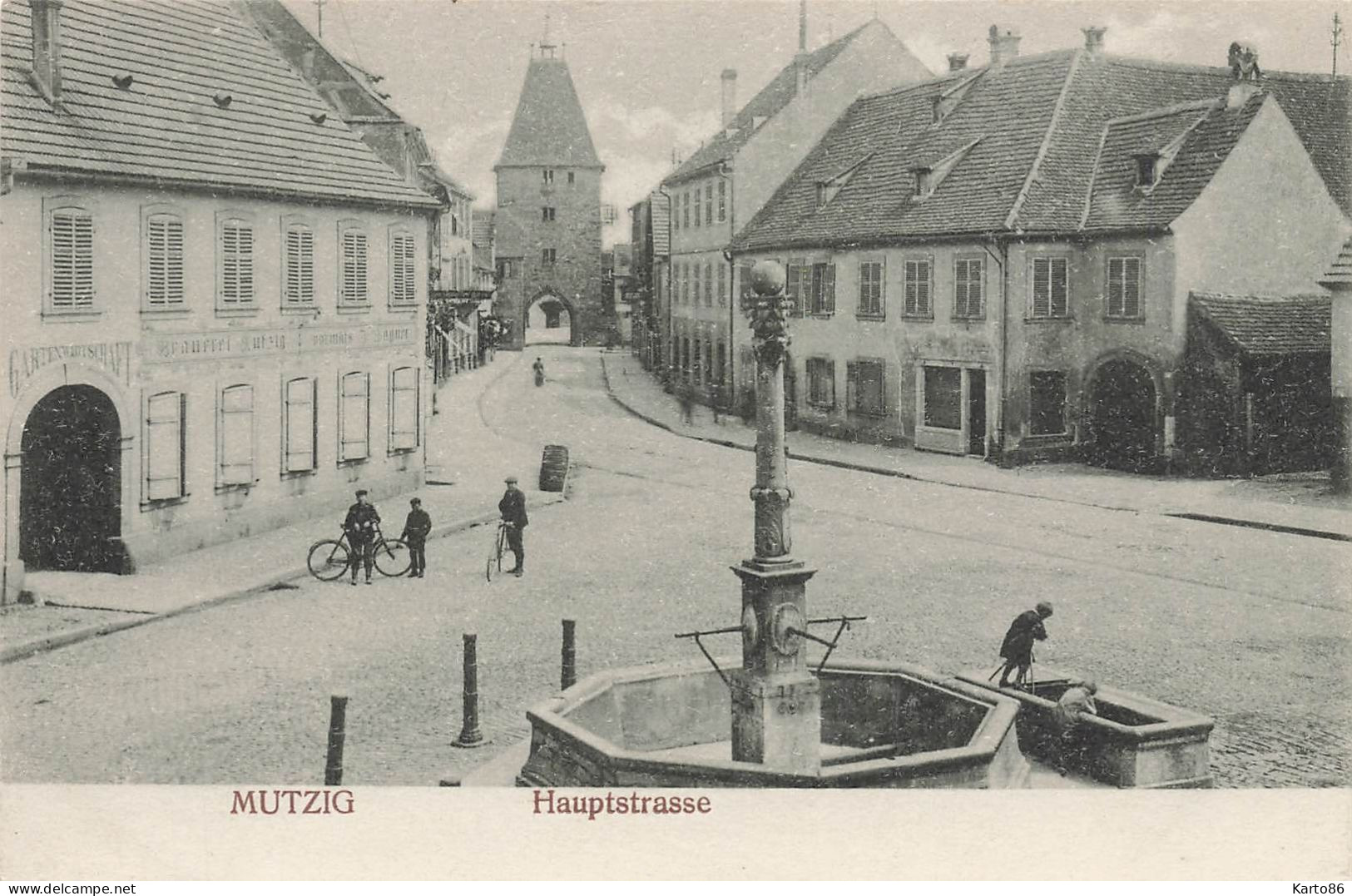 Mutzig * Hauptstrasse * Villageois - Mutzig