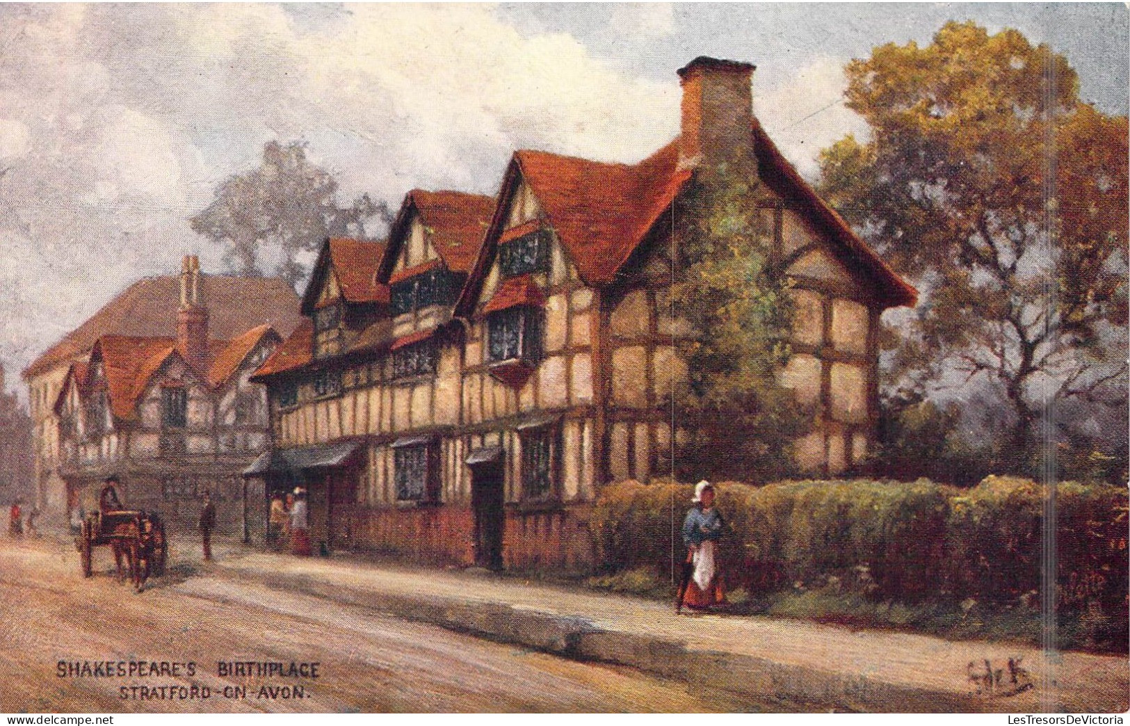 ANGLETERRE - Stratford-on-Avon - Shakespeare's Birthplace - Carte Postale Ancienne - Andere & Zonder Classificatie