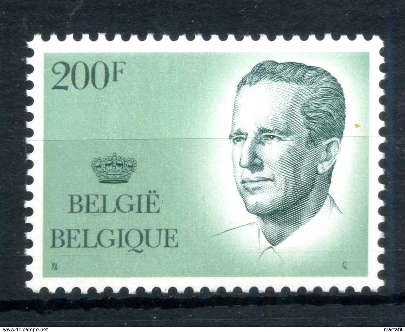 1986 BELGIO SET MNH ** 200f. - Unused Stamps