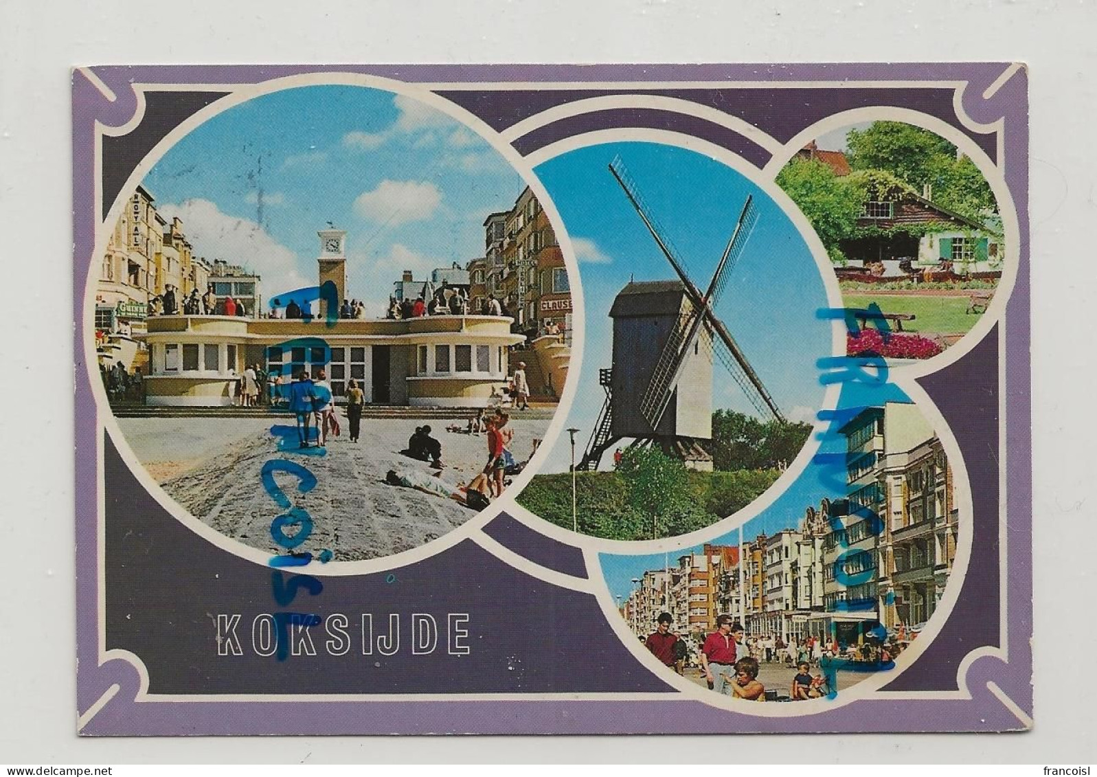 Côte Belge. Koksijde. Coxyde. Carte Mosaïque. 1975 - Koksijde