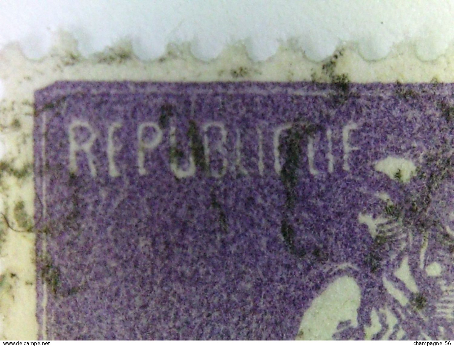 VARIETES FRANCE 1926 N° 218 F SURCHARGE = 25 C 35c VIOLET OBLITERE - Oblitérés