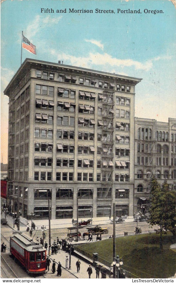 ETATS-UNIS - Oregon - Portland - Fifth And Morrison Streets - Carte Postale Ancienne - Portland