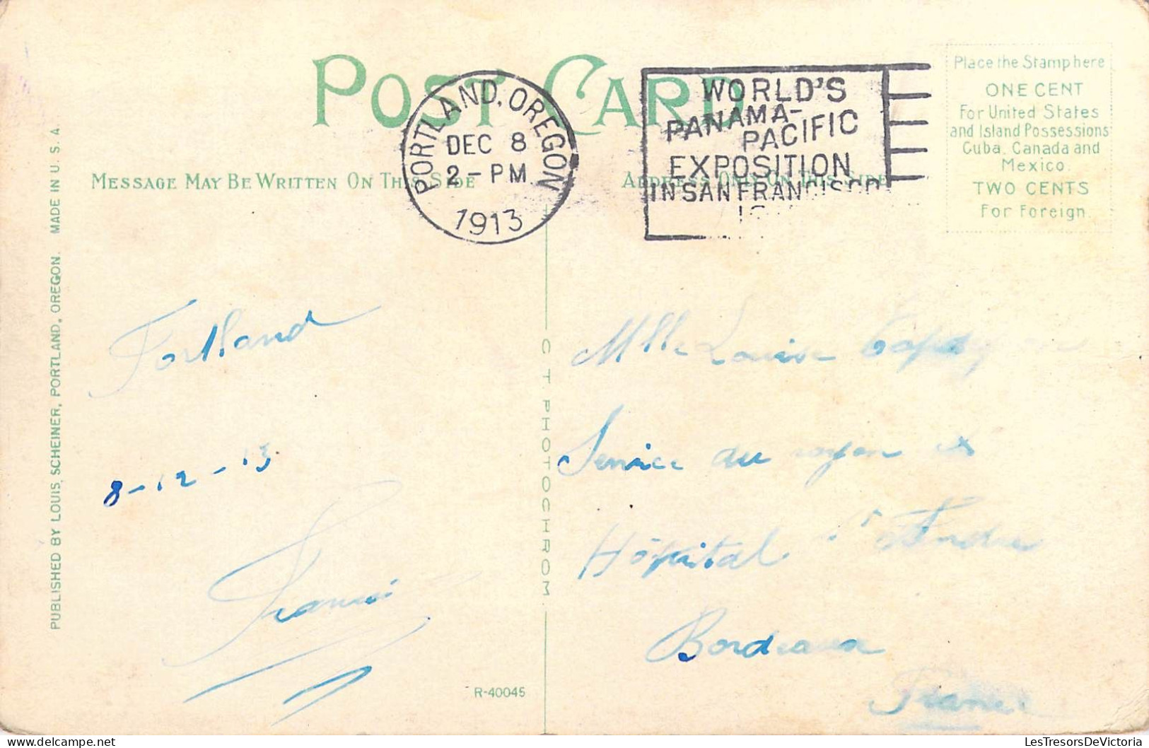 ETATS-UNIS - Oregon - Portland - Fifth And Morrison Streets - Carte Postale Ancienne - Portland