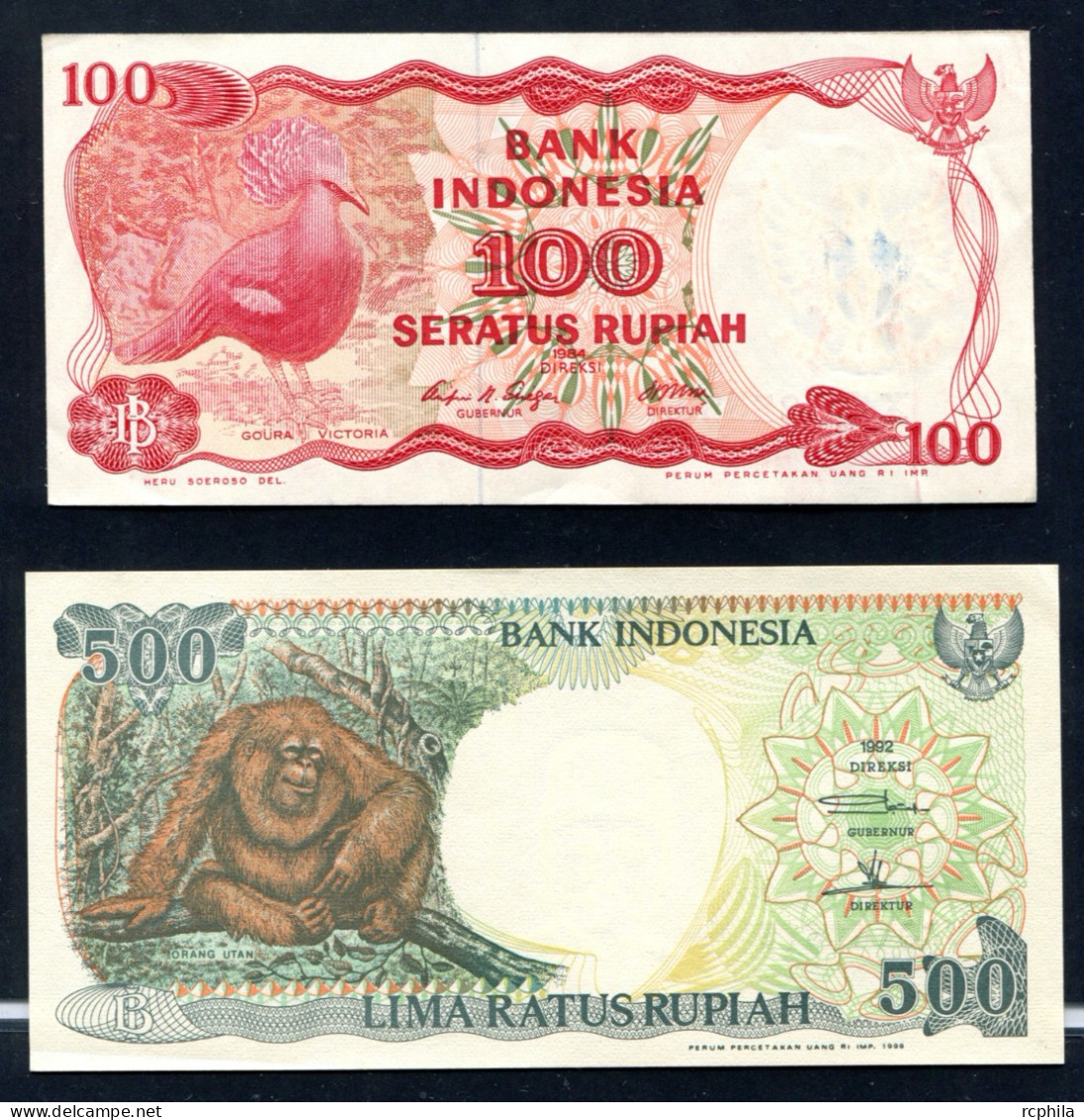 RC 24889 INDONÉSIE LOT DE 2 BILLETS DIFFERENTS - Indonesië