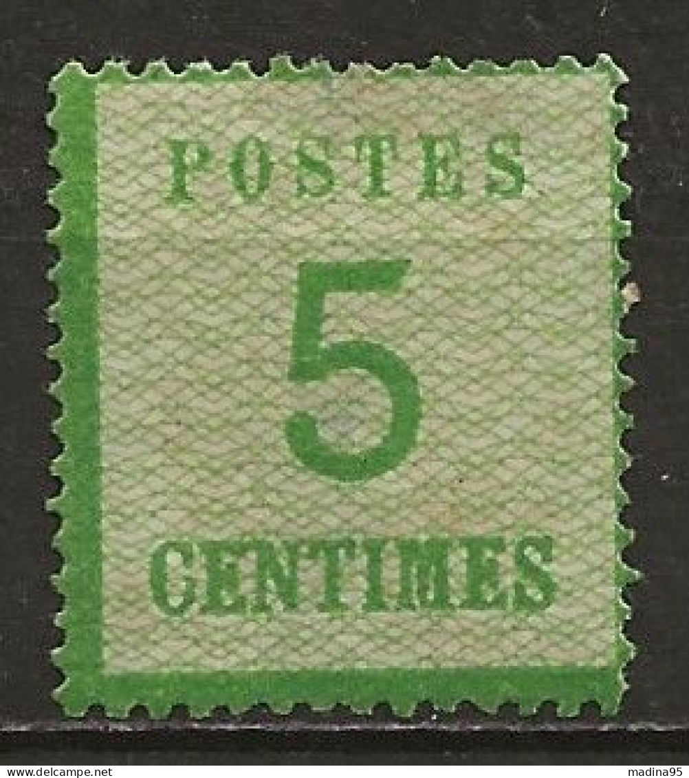 FRANCE: (*), ALS-LOR: N°4b, Bur. Renversé, Nsg, Amincis, B. Aspect, AB - Unused Stamps