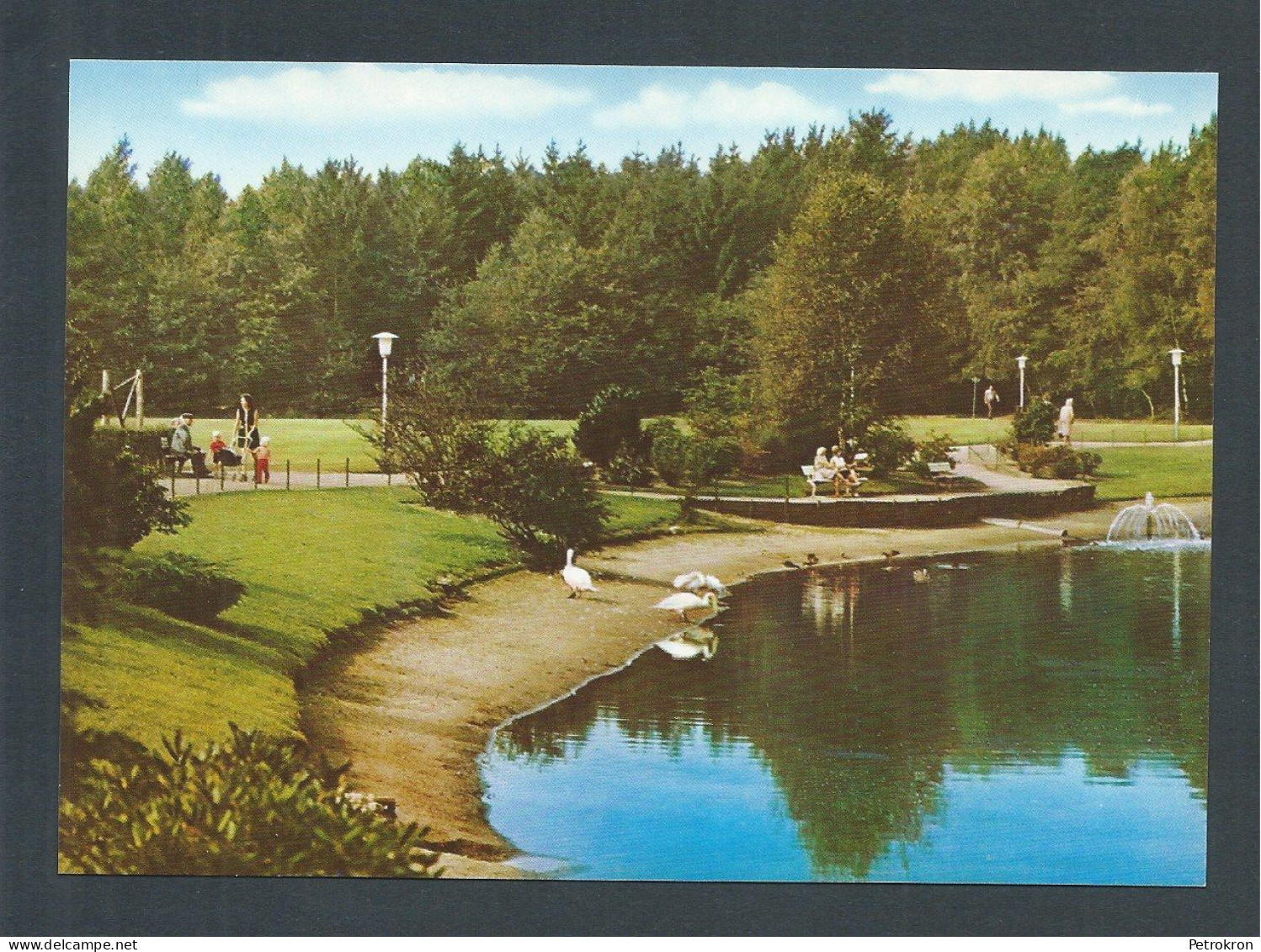 Ansichtskarte Bad Bramstedt Holstein Sol-und Moorbad Kurpark Ca. 1970 Ungelaufen - Bad Bramstedt