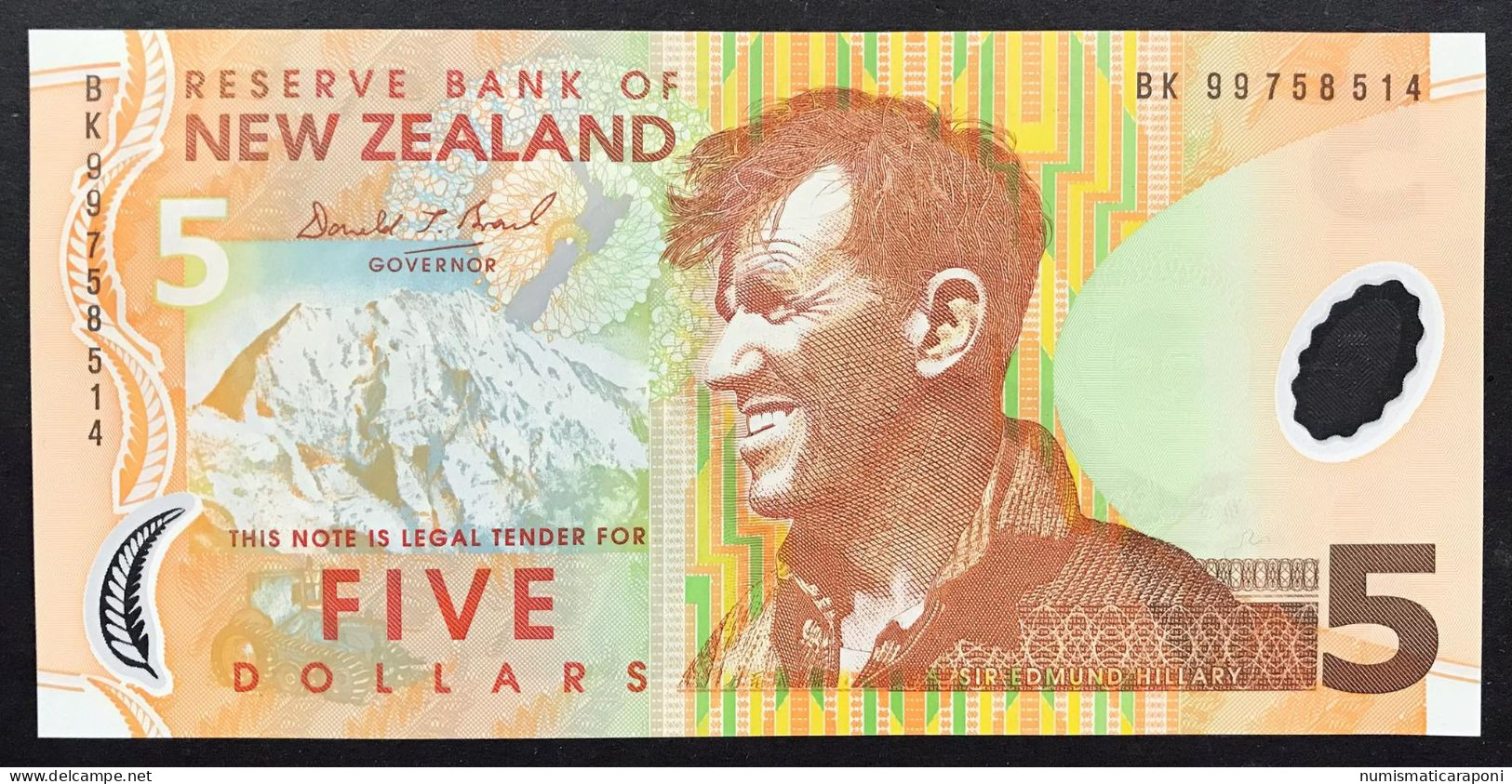 Nuova Zelanda NEW ZEALAND 5 Dollars Km#185a 1999  LOTTO 4484 - Nueva Zelandía