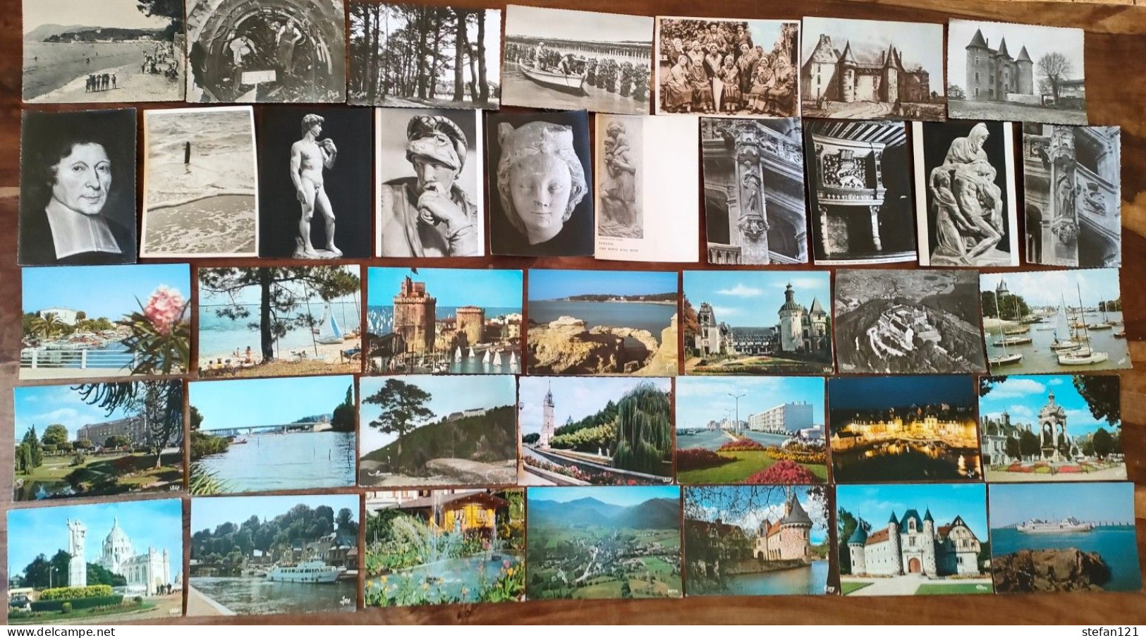 Lot De Cartes Postales Semi Modernes - France = 952 - Monde = 163 - + 212 Petites Cartes - Toutes Photographiées - 500 Karten Min.