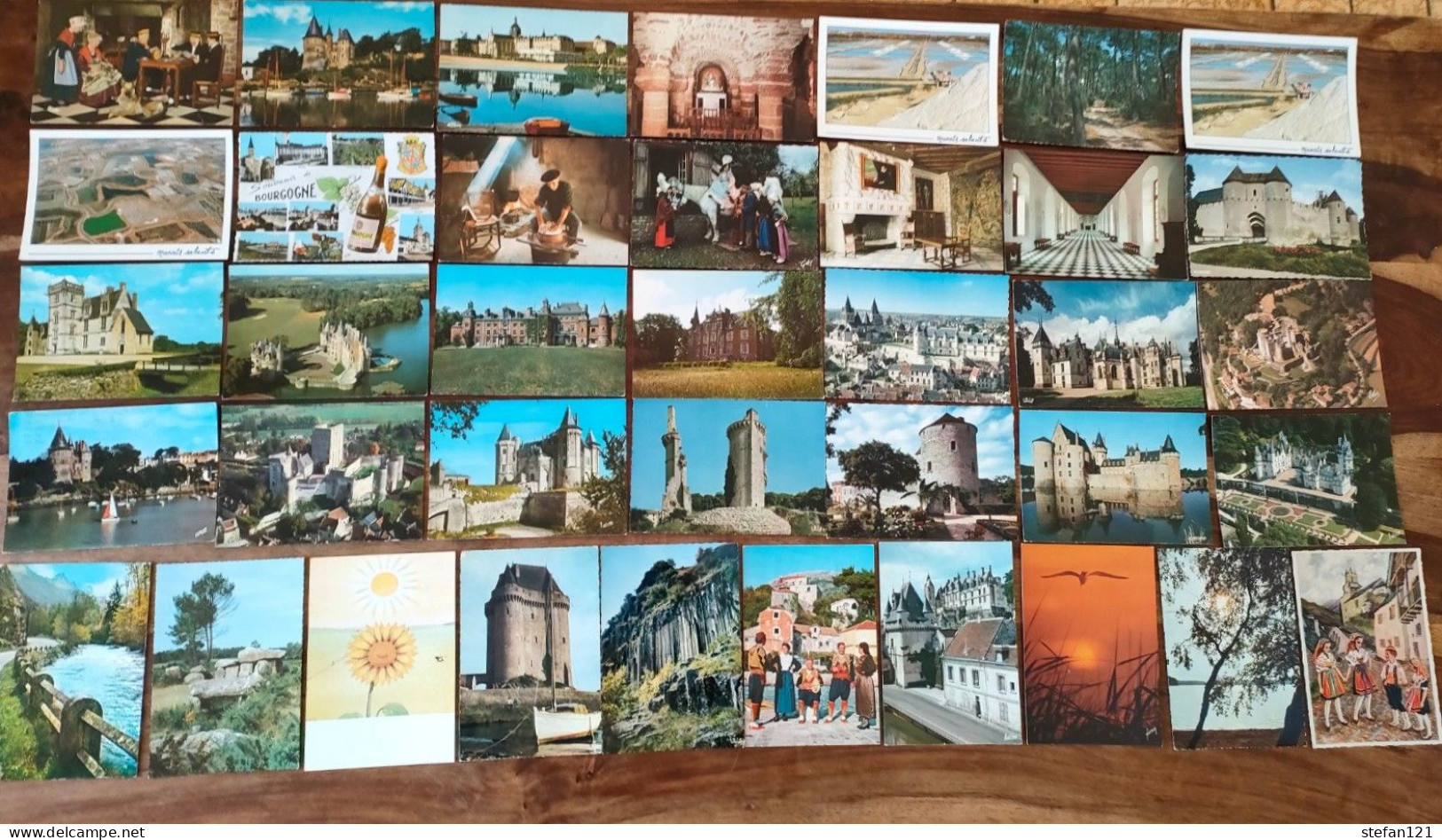 Lot De Cartes Postales Semi Modernes - France = 952 - Monde = 163 - + 212 Petites Cartes - Toutes Photographiées - 500 Postkaarten Min.