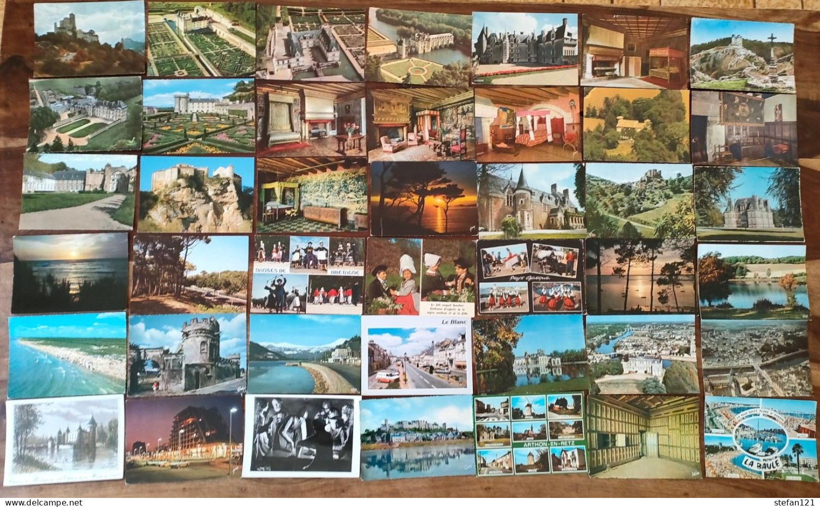 Lot De Cartes Postales Semi Modernes - France = 952 - Monde = 163 - + 212 Petites Cartes - Toutes Photographiées - 500 Postcards Min.