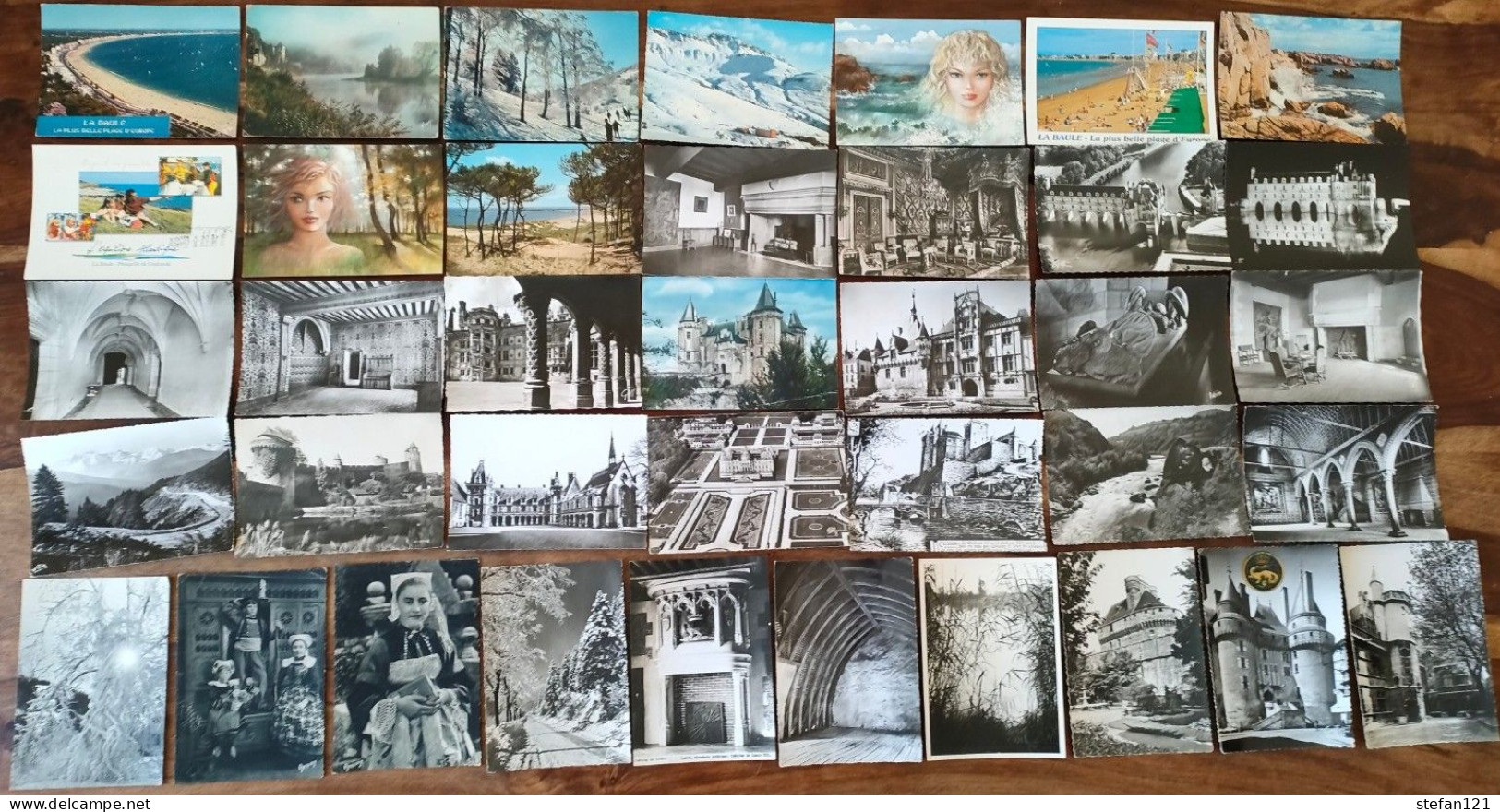 Lot De Cartes Postales Semi Modernes - France = 952 - Monde = 163 - + 212 Petites Cartes - Toutes Photographiées - 500 Karten Min.