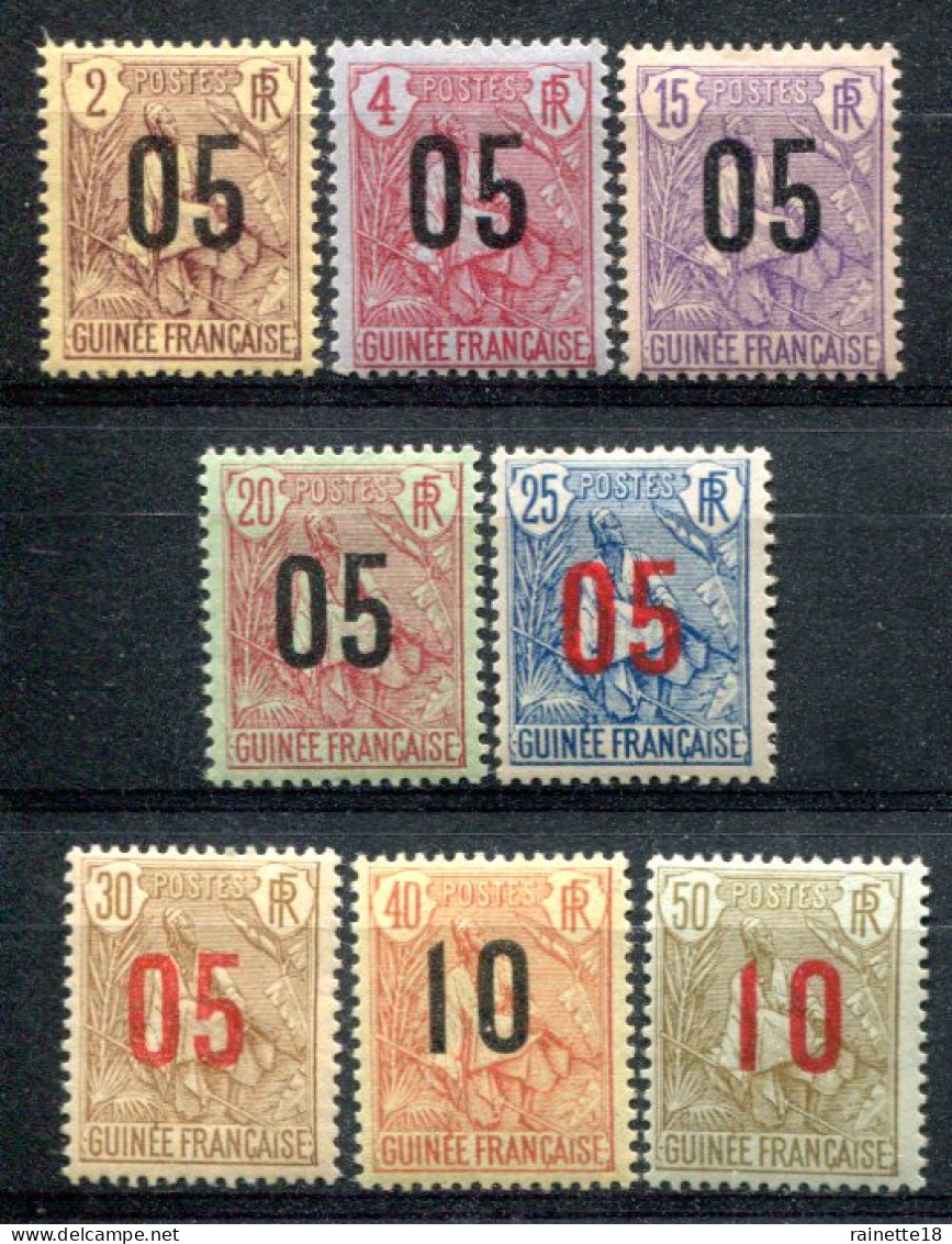 Guinée          55/62 * - Unused Stamps