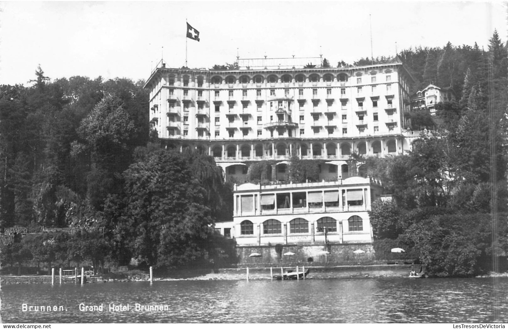 SUISSE - Brunnen - Grand Hotel Brunnen - Carte Postale Ancienne - Other & Unclassified