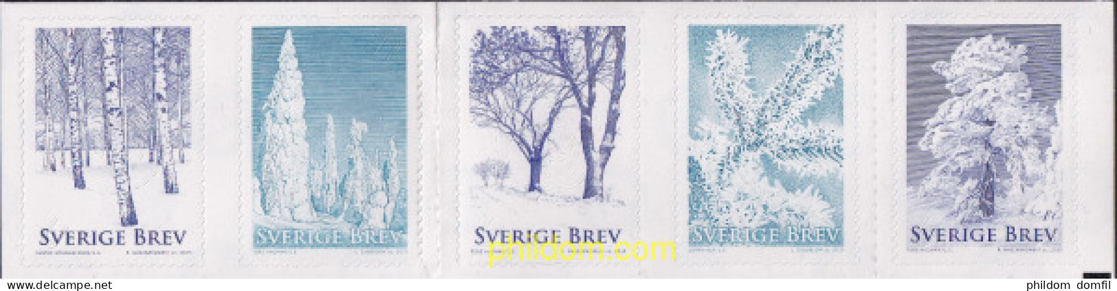 699290 MNH SUECIA 2015 ÁRBOLES EN INVIERNO - Oblitérés