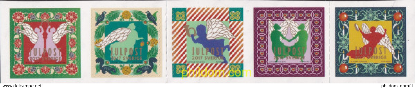 699235 MNH SUECIA 2017 NAVIDAD 2017 - ANGELES - Gebraucht