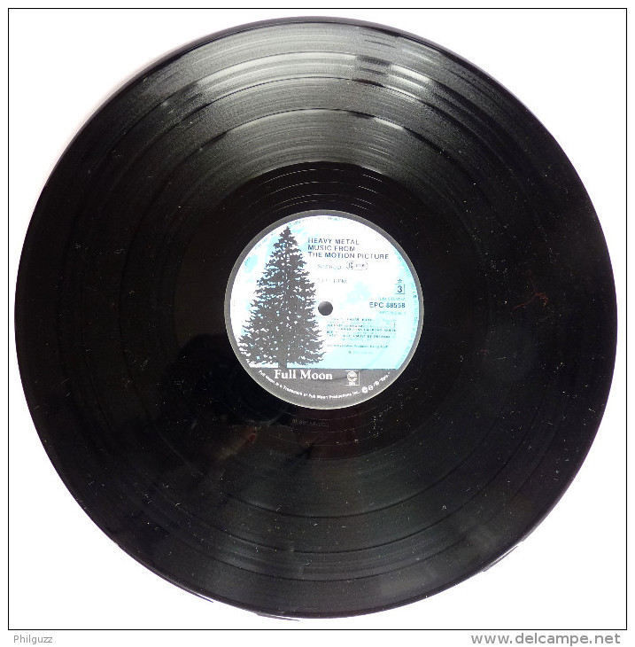 RARE Disque Vinyle 33T HEAVY METAL DOUBLE ALBUM - BO METAL HURLANT - EPIC CBS 88558 1981 POCHETTE CORBEN - Records