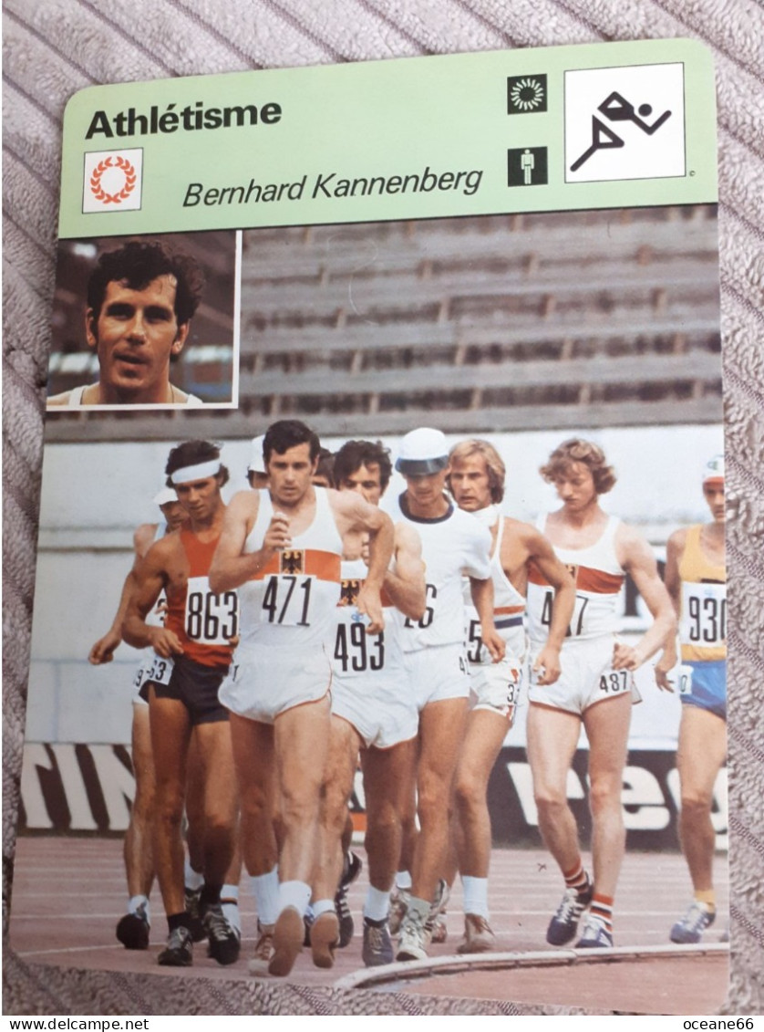 Fiche Rencontre Athlétisme Bernhard Kannenberg Marche - Gewichtheben